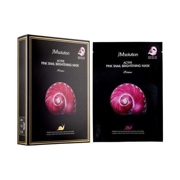 JMsolution Active Pink Snail Brightening Mask 10pcs