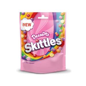 Skittles Chewy Sweets Desserts Flavoured Pouch Bag 141g