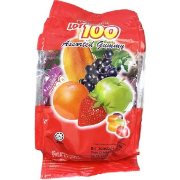 Cocoaland Lot 100 Assorted Fruit Gummy 150g