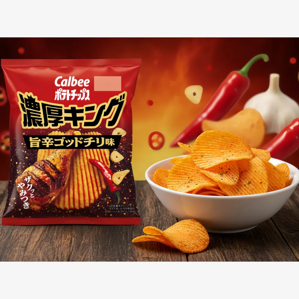 CALBEE Potato Chips Rich Spicy Flavor 52g