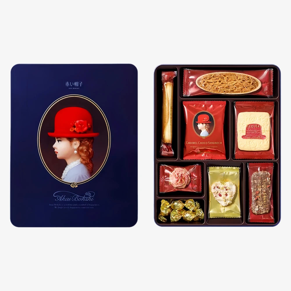 AKAI BOHSHI Blue Box Assorted Cookies (Gift Box) 175g