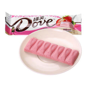 DOVE  White Chocolate (Strawberry Flavor) 42g