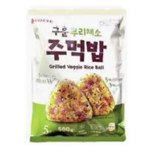 LOTTEFOOD) Grilled Veggie Rice Ball 100G*5