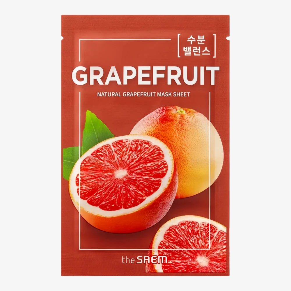 THE SAEM Natural Grapefruit Mask Sheet