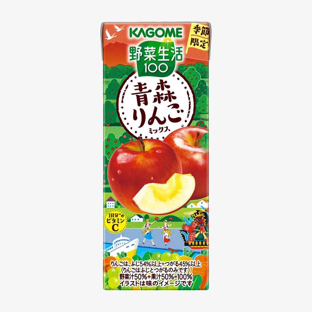 KAGOME Vegetable Mixed Apple Juice 195ml