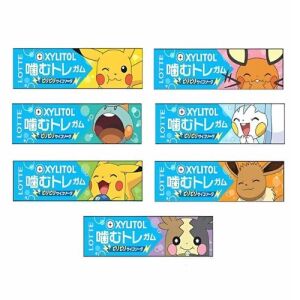Lotte Pokemon Xylitol Gum (Soda Flavor)