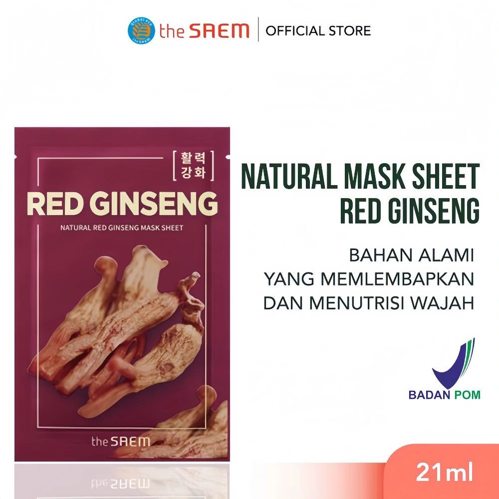 THE SAEM Natural Red Ginseng Mask Sheet