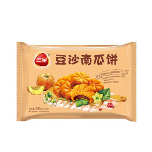 Tarte à la citrouille et à la pâte de haricots rouges de Samchuan