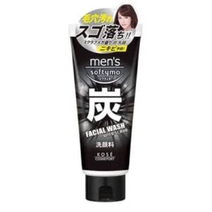 KOSE ## Softymo Men's Facial Wash Charcoal 130g
