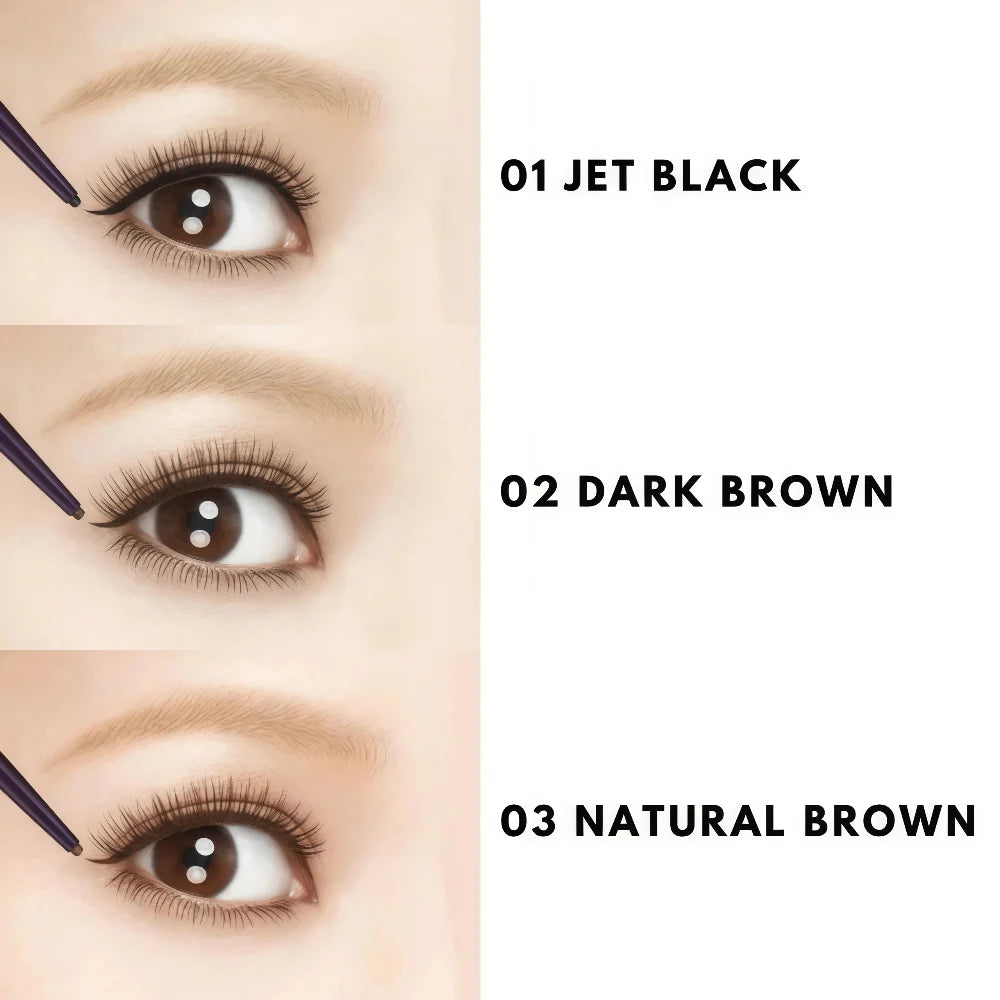 KISS ME Heroine Make Long Stay Sharp Gel Eyeliner 02 Brun foncé