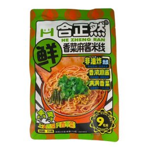 HZR Instant Rice Noodle Cilantro & Sesame Paste Flavor 231g