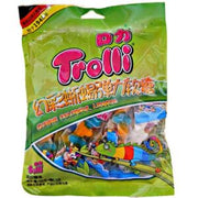 Bonbons gélifiés TROLLI en forme de lézard coloré 105 g