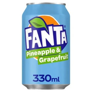 Fanta Soda Drink (Pineapple & Grapefruit Flavor) (EUR) 330ml