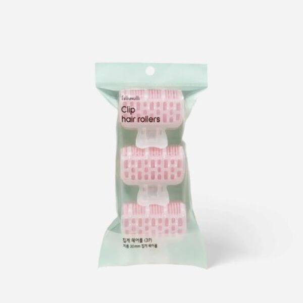OLIVE YOUNG Fillimilli Clip Hair Rollers Red 3pcs