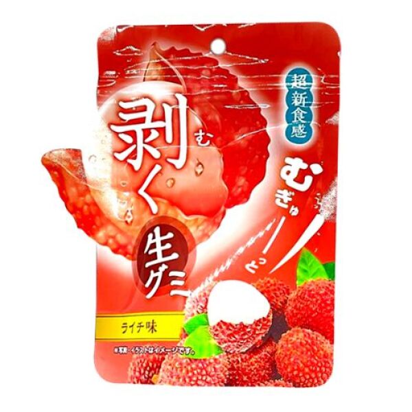 Mugyu-tto Peelable Gummy Lychee Flavor
