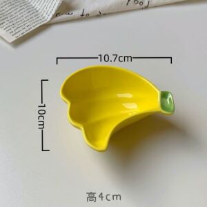 Bol à condiments en céramique Banane, petite taille, collection Légumes