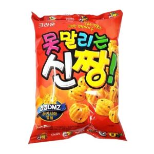Crown Shin Jjang DMZ Acacia Sweet Honey Snack with Black Sesame Flavor 245g