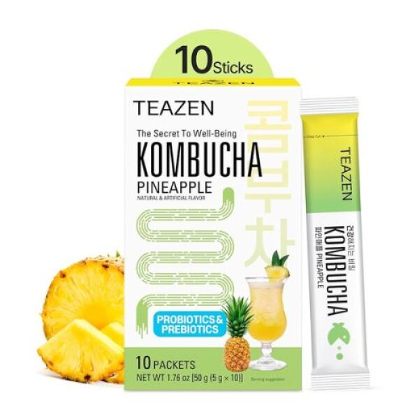 TEAZEN Kombucha Ananas 10 pièces