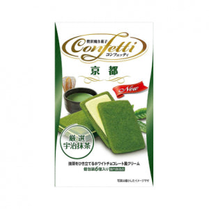 ITO Confetty Kyoto Matcha White Chocolate Sandwich Biscuits 6 pcs (158g)