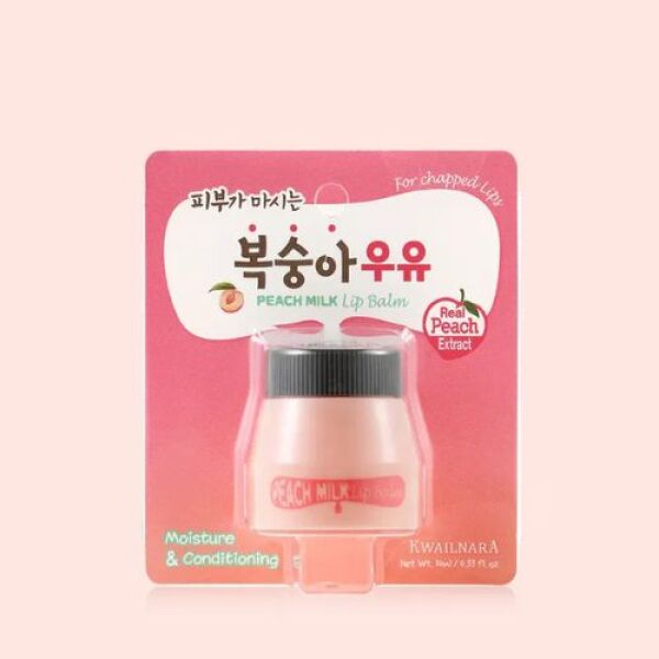 KWAILNARA Peach Milk Lip Balm