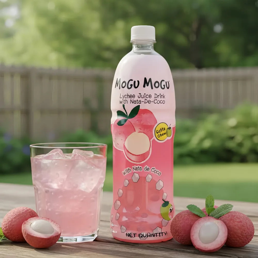 MOGU MOGU Nata de Coco Lychee Flavor Drink 1000ml