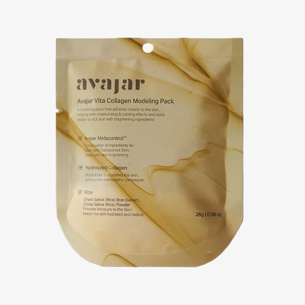 AVAJAR Rice Vita Collagen Modeling Mask 28g
