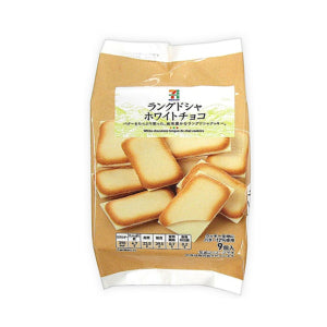 Seven Premium Langue de chat chocolat blanc 9 pièces