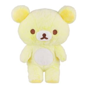 Peluche Rilakkuma Jaune Sorbet à poils longs, taille moyenne