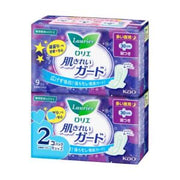 LAURIER Speed Soft Overnight Sanitary Napkin with Wings 30cm (9 pcs x 2 packs)