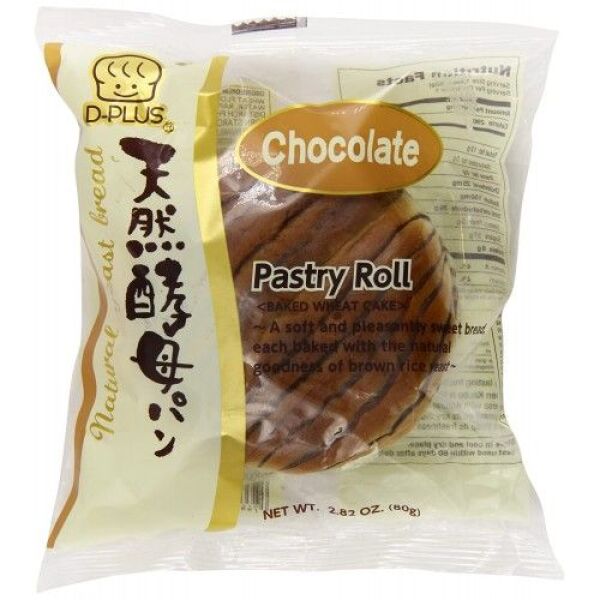 D-Plus Baked Wheat Cake Chocolate Flavor 80g