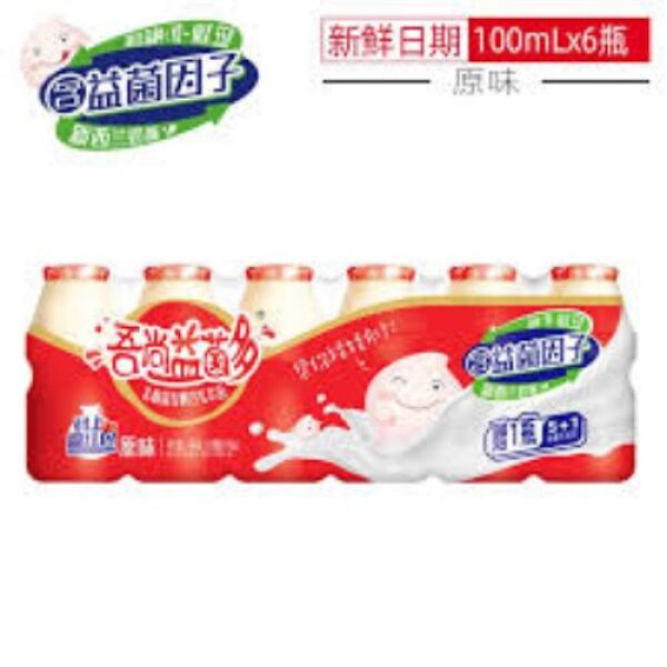 Wushang Probiotic Yogurt Drink (Original Flavor) 100ml *6