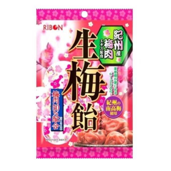 Ribon Kishu Raw Plum Filled Candy 54g