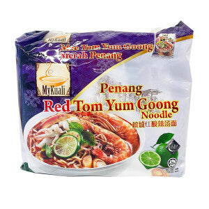 Mykuali Penang Red Tom Yum Goong Noodle 110g (Pack Of 4)