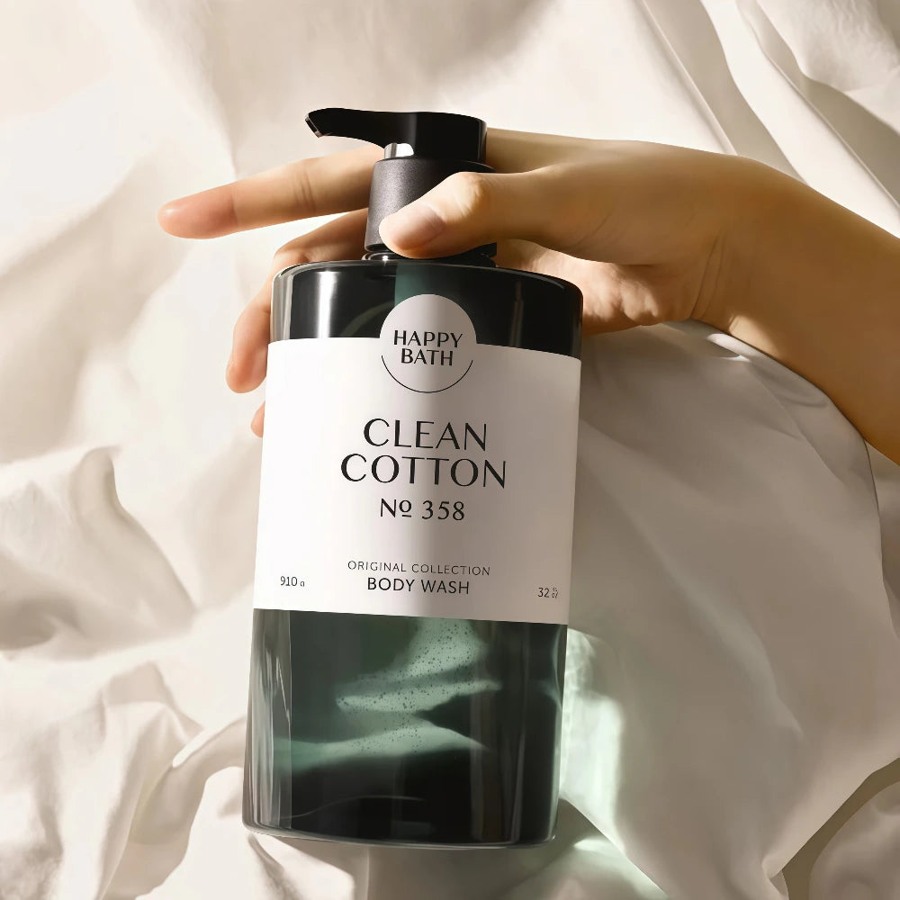 Gel douche HAPPY BATH Clean Cotton 910 g