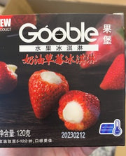 Gooble Strawberry with Ice Cream Filling 120g