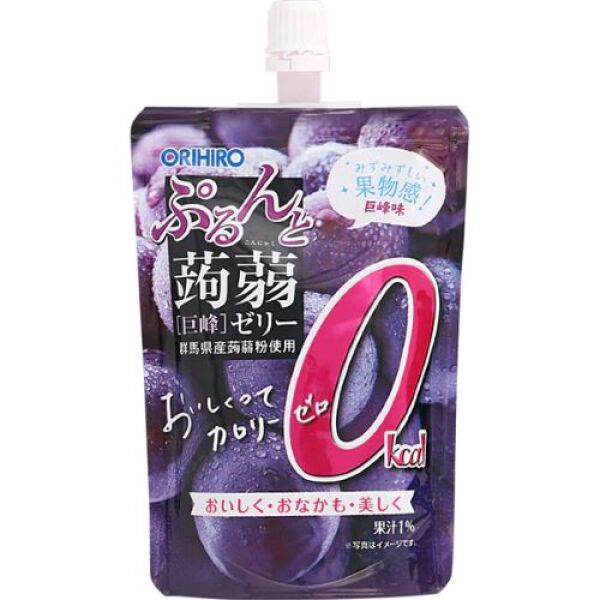 Gelée de konjac ORIHIRO Purunto (saveur raisin) 130 g