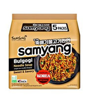 SAMYANG Bulgogi Noodle Soup (Sweet and Savory) 5packs 700g