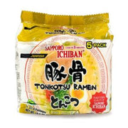 Sapporo Ichiban Instant Ramen 5 Pack (Tonkotsul Flavor) 496g