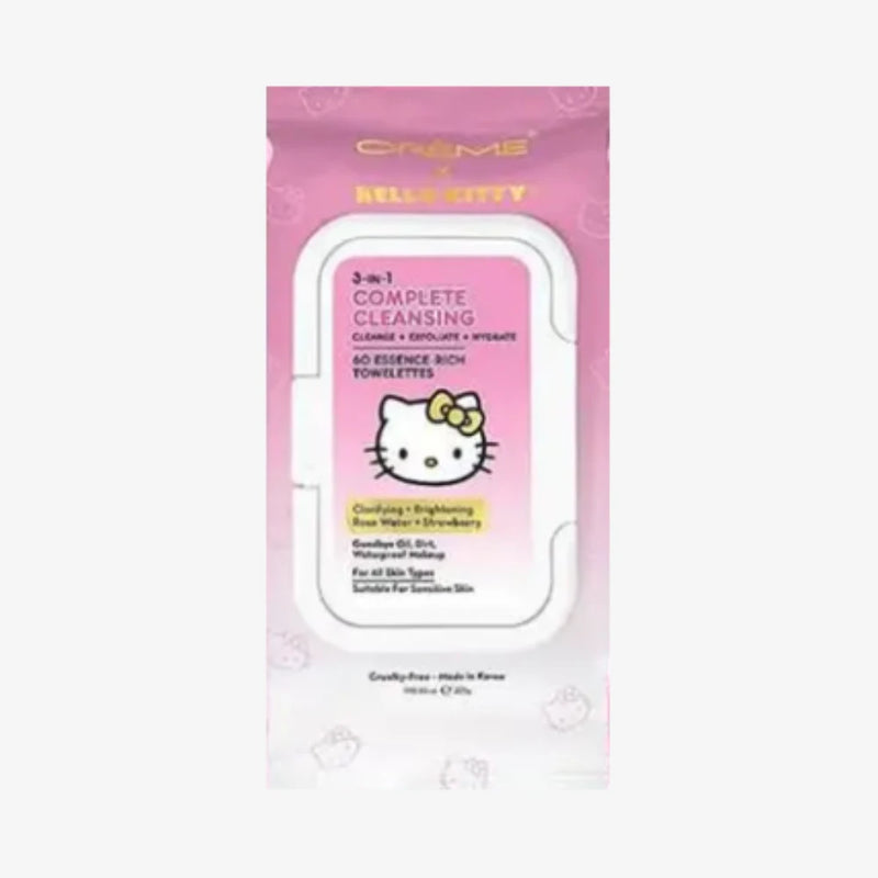 THE CREME SHOP Cleansing Towelettes Strawberry 60pcs