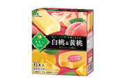 FUTABA WHITE PEACH AND YELLOW PEACH FLAVORED ICE BAR (55MLX6)