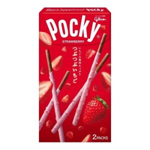 Glico Pocky Crushed Strawberry Flavor 2 Packs (not in use )
