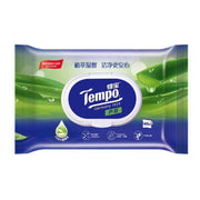 Lingettes jetables à l'aloe vera TEMPO, 40 feuilles