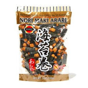 NORIMAKI Arare Rice Crackers Wrapped In Seaweed 142g