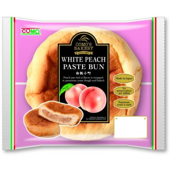 COMO White Peach Paste Bun