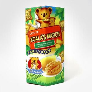 Biscuits Lotte Koala à la mangue (format familial) 195 g