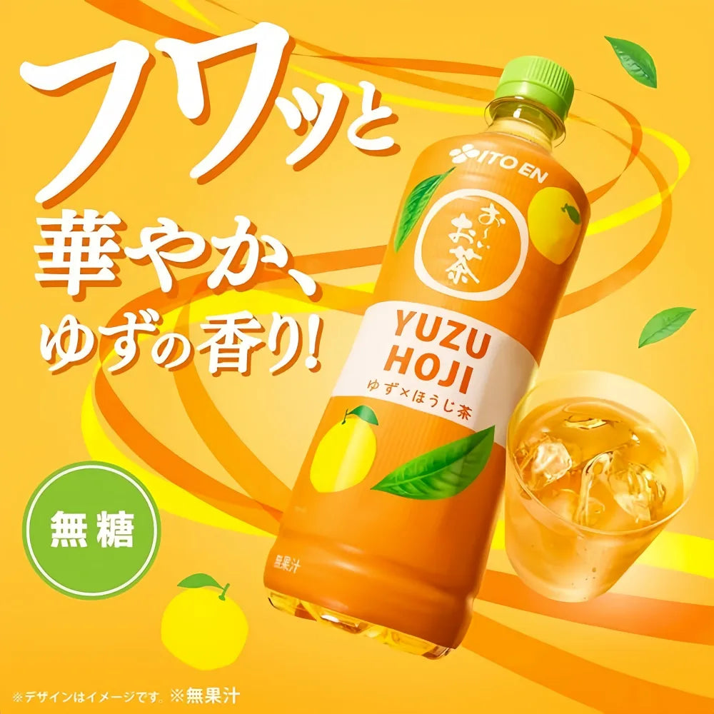 ITOEN Oi Ocha Yuzu Hoji Green Tea 600ml