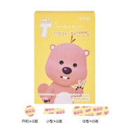 Pansements fantaisie ZANMANG LOOPY jaunes, lot de 16.