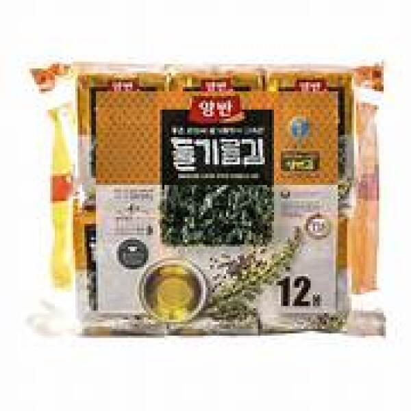DONGWON YANGBAN DEULGEEREUM SEAWEED 4.5g x 12pk