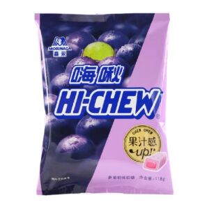 Morinaga Hi-Chew Chewing Candy in bag (Grape Flavor) 118g