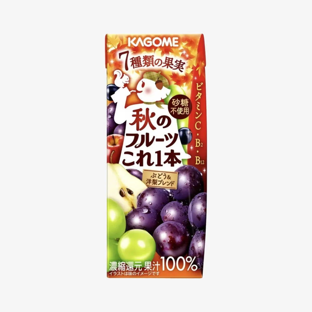 KAGOME Fruit 100 Autumn Mixed Fruit Juice 200ml